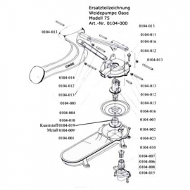 Spannstift für OASE Modell 75