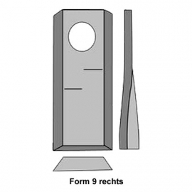 Rotorklinge rechts D: 19 mm / Form: 9