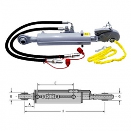 Hydraulischer Oberlenker Kat. 1 Sperrblock oben