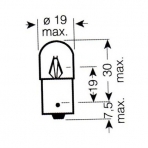 Glühlampe 24V/10W