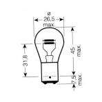 Glühlampe 12V 21/5W