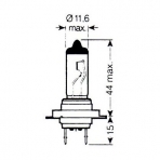 Halogenlampe H7 24V/70W