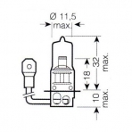 Halogenlampe H3 12V/100W