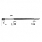 Frontladerzinken L= 810 mm, M 28x1,5